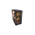 COUGAR Midi Tower Case, CFV235 Vision, ARGB, LCD Display, Mesh, Black