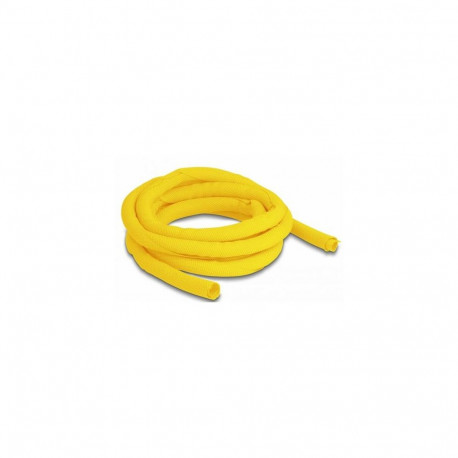 DeLOCK Woven Sleeve self-closing heat-resistant 2 m x 10 mm yellow