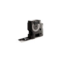 DYMO Authentic D1 Labels | 24mm x 7m Roll | White Print on Black | Self-Adhesive Labels for LabelMan