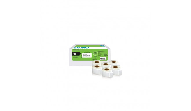 DYMO Authentic LabelWriter Return Address Labels | 25 mm x 54 mm | Self-Adhesive | 6 Rolls of 500 Ea