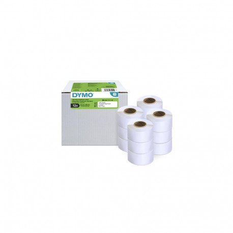 DYMO Authentic LabelWriter Address Labels | 28mm x 89mm | 12 Rolls of 130 Easy-Peel Labels (1,560 Co