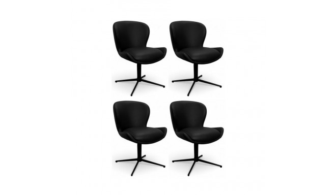 Söögitool NICKLAS 4tk, must