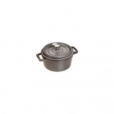"Staub La Cocotte 20cm rund. Graphit-grau. Gusseisen"