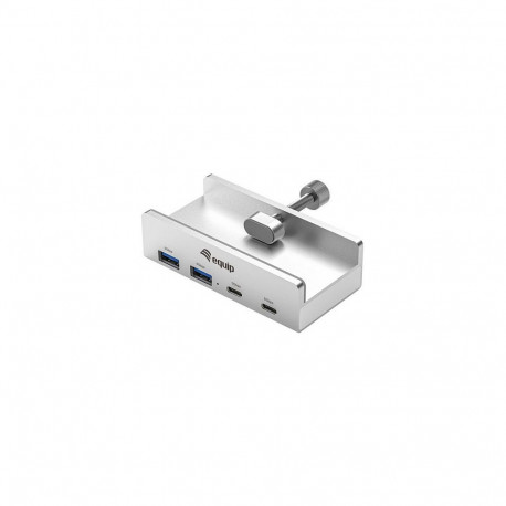 USB jaotur 4-pordiline klamberkinnitusega USB-A 3.2 2xUSB-C/2xUSB-A 5Gbps