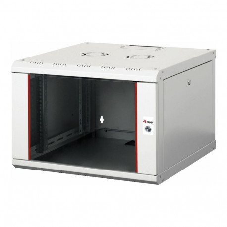 "19"" Netzwerkschrank Glastür PM 600x600mm 7HE grau"