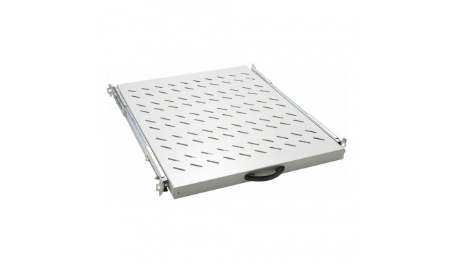 19" väljatõmmatav riiul serverikappidele 80cm 1U, hall
