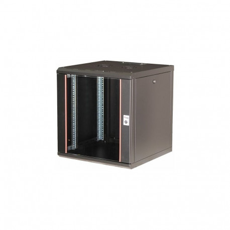 Arvutivõrgukapp 19" klaasuksega PM 600x600mm 12HE, must