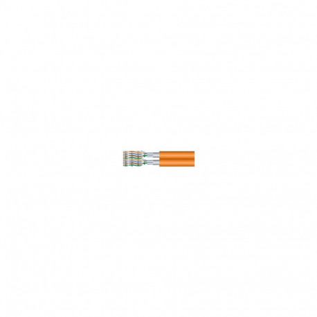Installatsioonikaabel Cat7 dupleks S/FTP Eca 500.00m LSZH, oranž