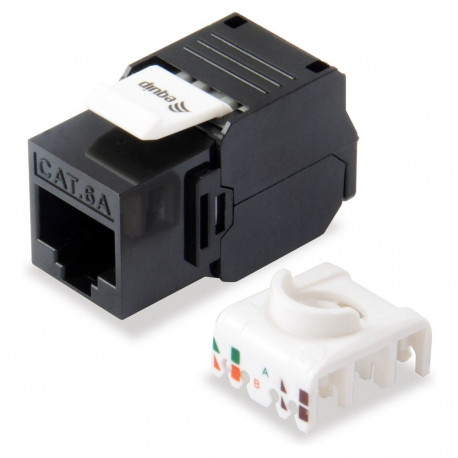 Keystone-pesa Cat6A varjestamata LSA tööriistavaba 8tk, must