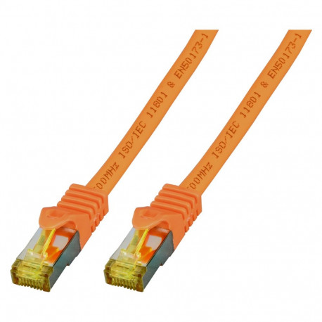 "RJ45 Patchkabel Cat.6A S/FTP LSZH Cat.7 Rohkabel orange"
