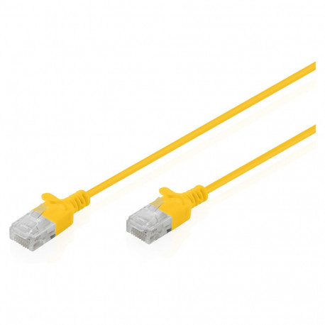 "CAT 6 U-UTP Slim Patchkabel, 5 m, Gelb"