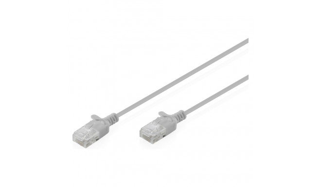 Patch-kaabel CAT 6 U-UTP õhuke 3m, hall