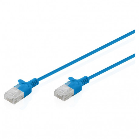 CAT 6 U-UTP ühenduskaabel slim 1m, must