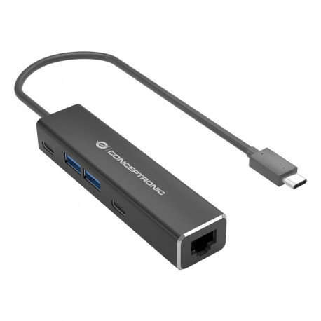 Conceptronic adapter USB-C3.2->GbE/2xC/2xA 5Gbs 0.14m, must
