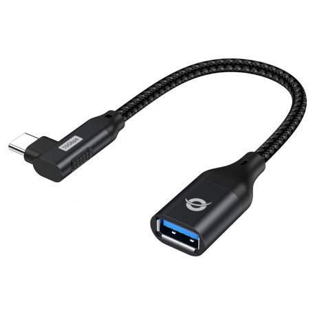 Conceptronic adapter USB-C3.2 90°->USB-A3.0 10Gbs 0.15m, must