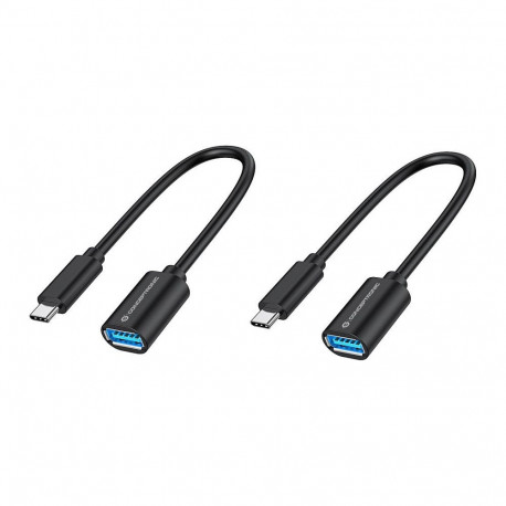 "CONCEPTRONIC Adapter USB-C3.2->USB-A3.0 2Stk 5Gbs 0.20m gr"