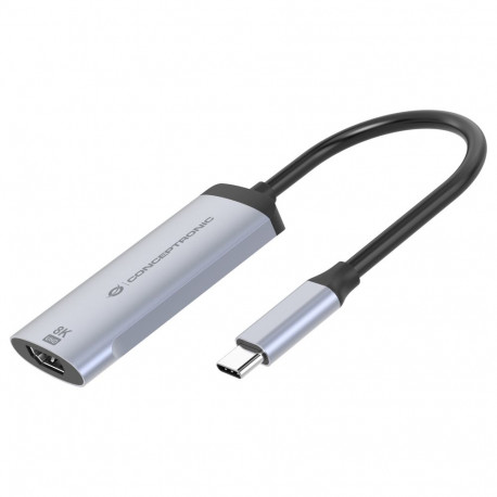 "CONCEPTRONIC Adapter USB-C3.2->HDMI2.1 8K/60Hz 0.15m gr"