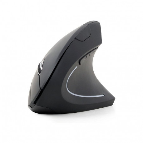 "gembird Maus OPT ergonomisch wireless 6-Tasten schwarz"