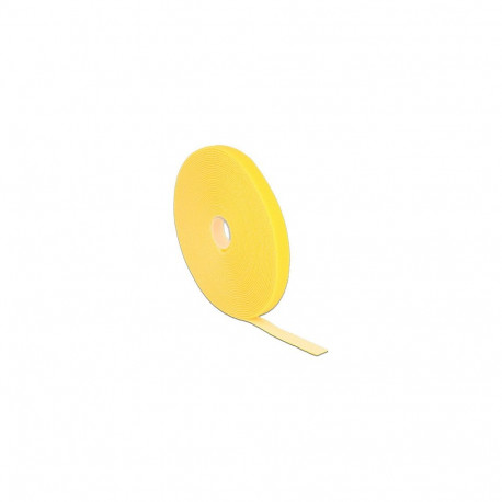 "Klettband auf Rolle L 10 m x B 13 mm gelb"