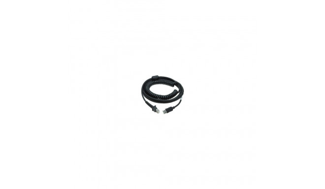 Datalogic USB-kaabel 5m keerdus, must