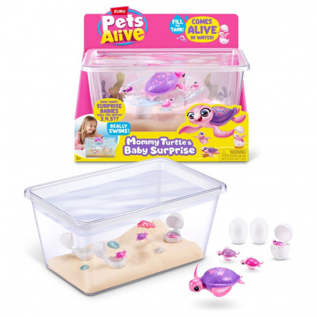 "ZURU Pets Alive - Mama Turtle & Baby Surprise"