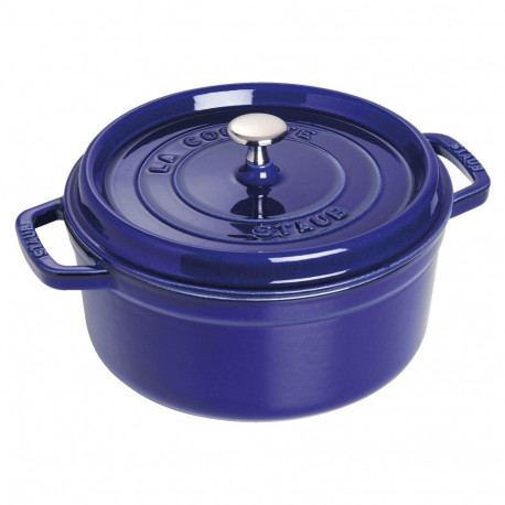 Staub malmpott La Cocotte 26cm ümmargune, tumesinine