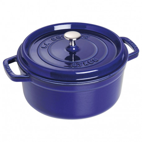 Staub malmpott La Cocotte 24cm ümmargune, tumesinine