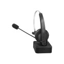 "Logilink Bluetooth Headset Mono m.headband & charging stand"