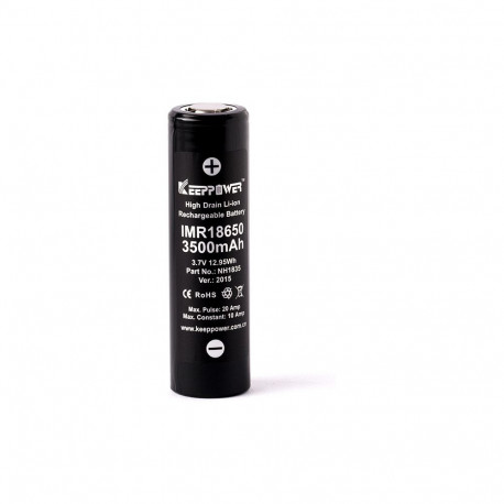 "ALLNET IMR18650 - Rechargeable battery - 3.7 V - 2 piece(s) - 3500 mAh - Black - Silver - CE - RoHS