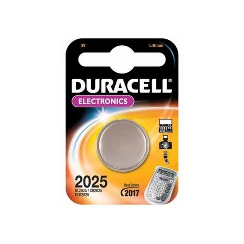 Lithium Button Cell Battery DURACELL DRB2025 CR2025 3V - Batteries 