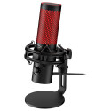 HyperX QuadCast 2, must-punane