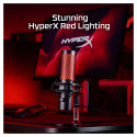 HyperX QuadCast 2, must-punane