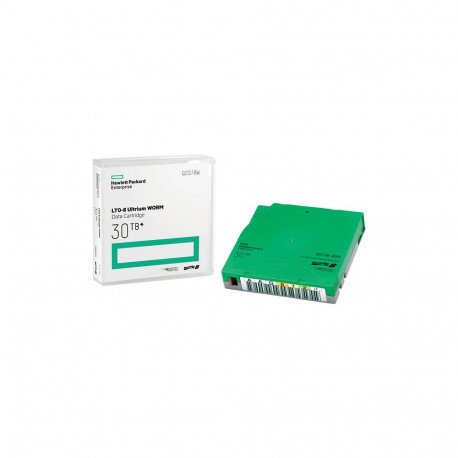 HPE andmekassett LTO Ultrium WORM 8 12TB/30TB märgistussildid Q2078W, roheline