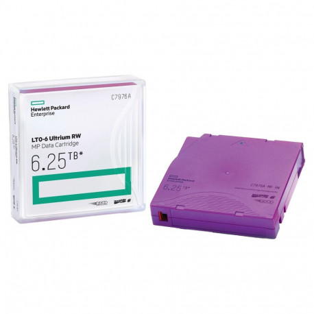 "HPE LTO Ultrium 6 6,25TB MP RW Non Custom Labeled 20-pack"