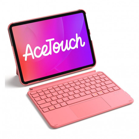 "inateck Keyboard iPad 11"" iPad Air 4/5Gen Com. QWERTZ red"
