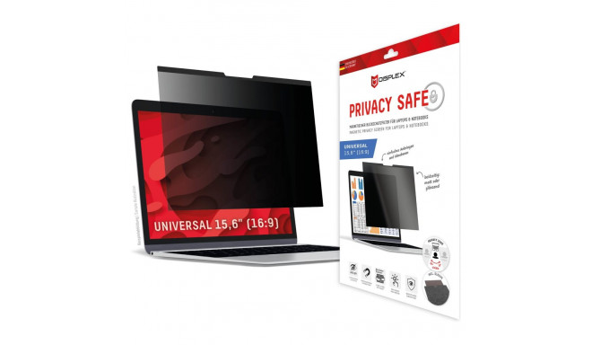 "DISPLEX Blickschutzfilter Privacy Safe für Notebooks mit 15,6"" (16:9)"