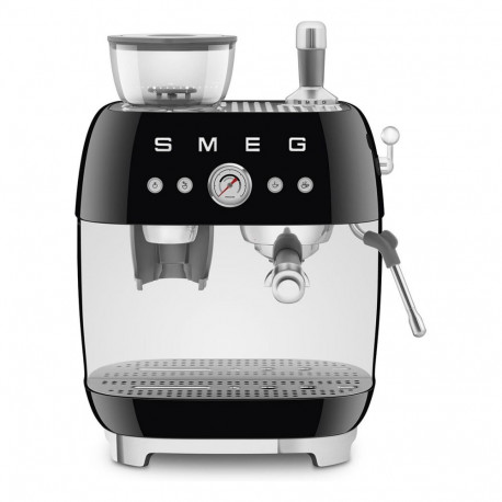 "SMEG EGF03BLEU Espressomaschine. Kaffeevollautomat 50s Style. schwarz"