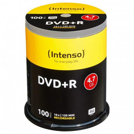 "DVD Intenso DVD+R 4,7 GB (16fach, 100 Stck)"