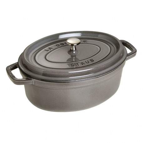 Staub La Cocotte ovaalne malmpott 31cm, grafiithall