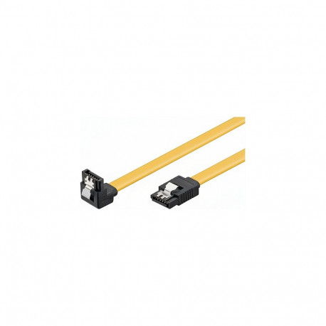 "SATA III 0,3m 90° mit Clip"