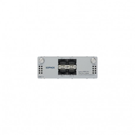 Sophos 4 port 10GbE SFP+ Flexi Port moodul (kõikidele XGS Rackmount mudelitele)