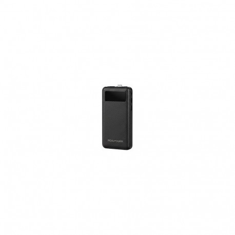 "REALPOWER PB-10000 Plus,10.000 mAh,20W,2x USB-A,1xUSB-C blac"