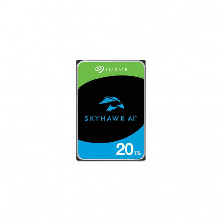 Seagate Skyhawk AI 20TB turvavideote jaoks optimeeritud 3.5-tolline kõvaketas SATA 6Gb/s 512MB cache