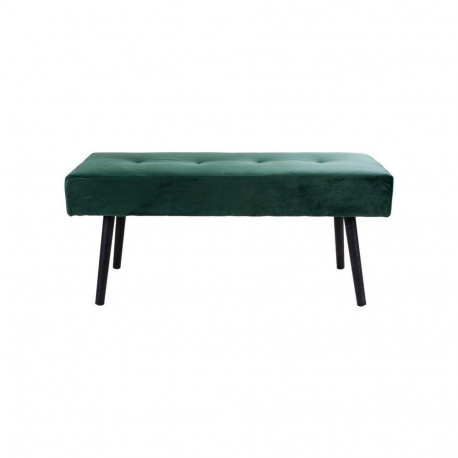 SHOE BENCH VELVET GREEN 100X35X44