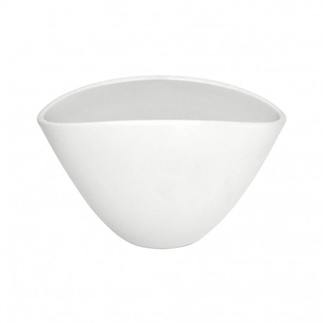 CERAMIC POT STORCZYK PODL D18 WHITE MATT