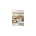 HUT BED BROWN 90X190