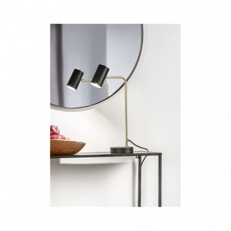 Trio laualamp Marley GU10, must/kuldne