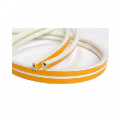 GASKET D-PROFILE 9X7.5MM WHITE
