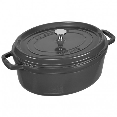 Staub ümmargune malmist haudepott 31cm, grafiithall
