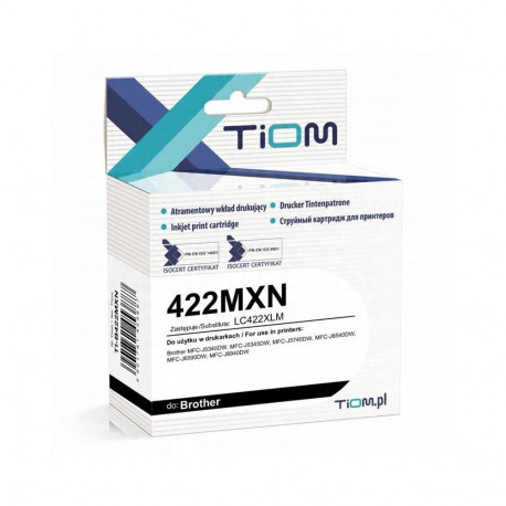 Tiom tindikassett Brother LC422XLM asendus, magenta